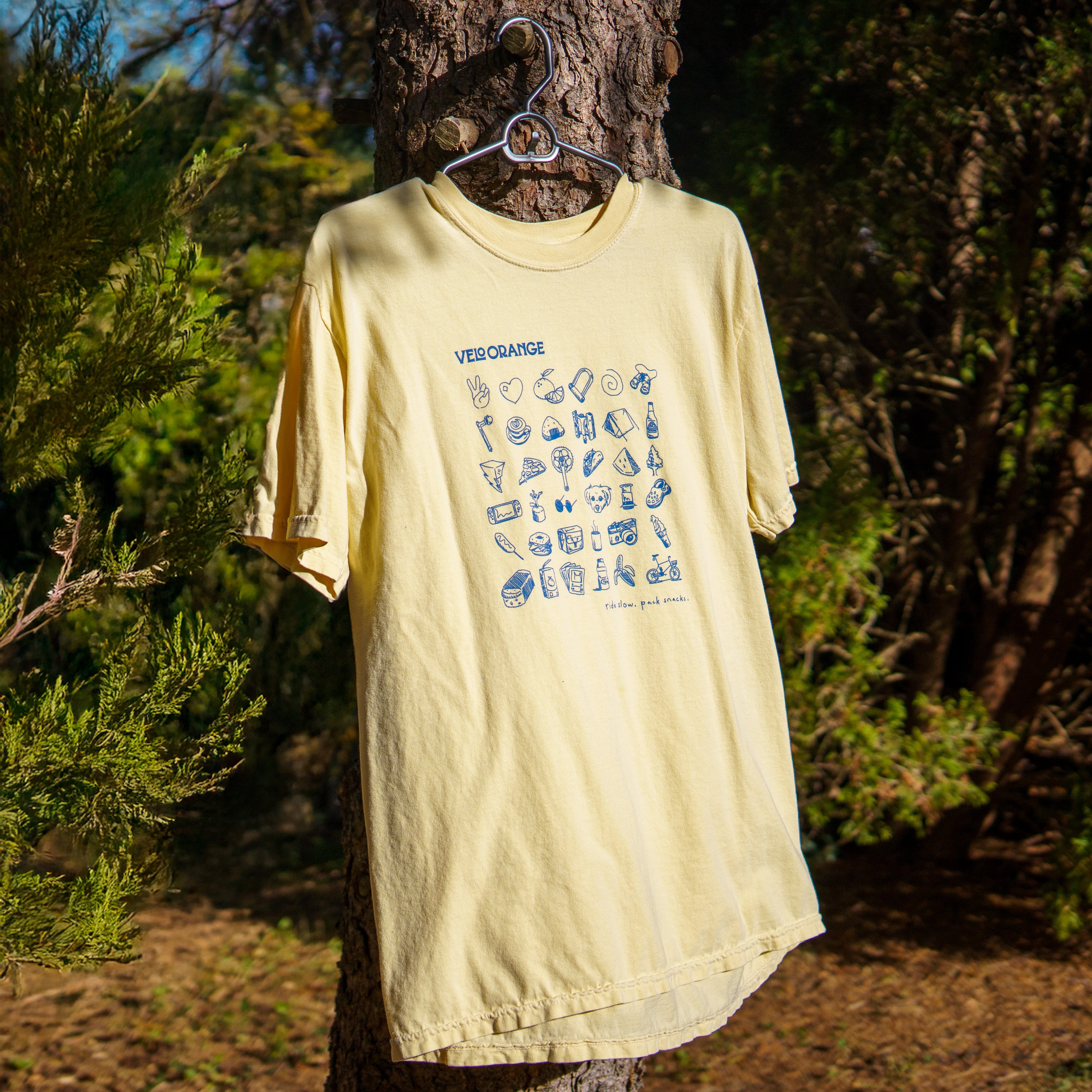 Casual Ride Slow Pack Snacks Graphic Tee