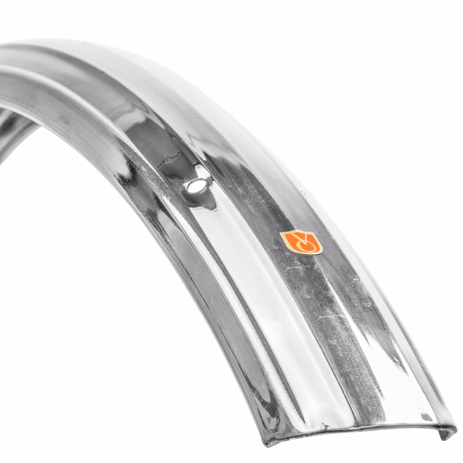52mm Zeppelin 700c Bike Fenders - Silver/Black