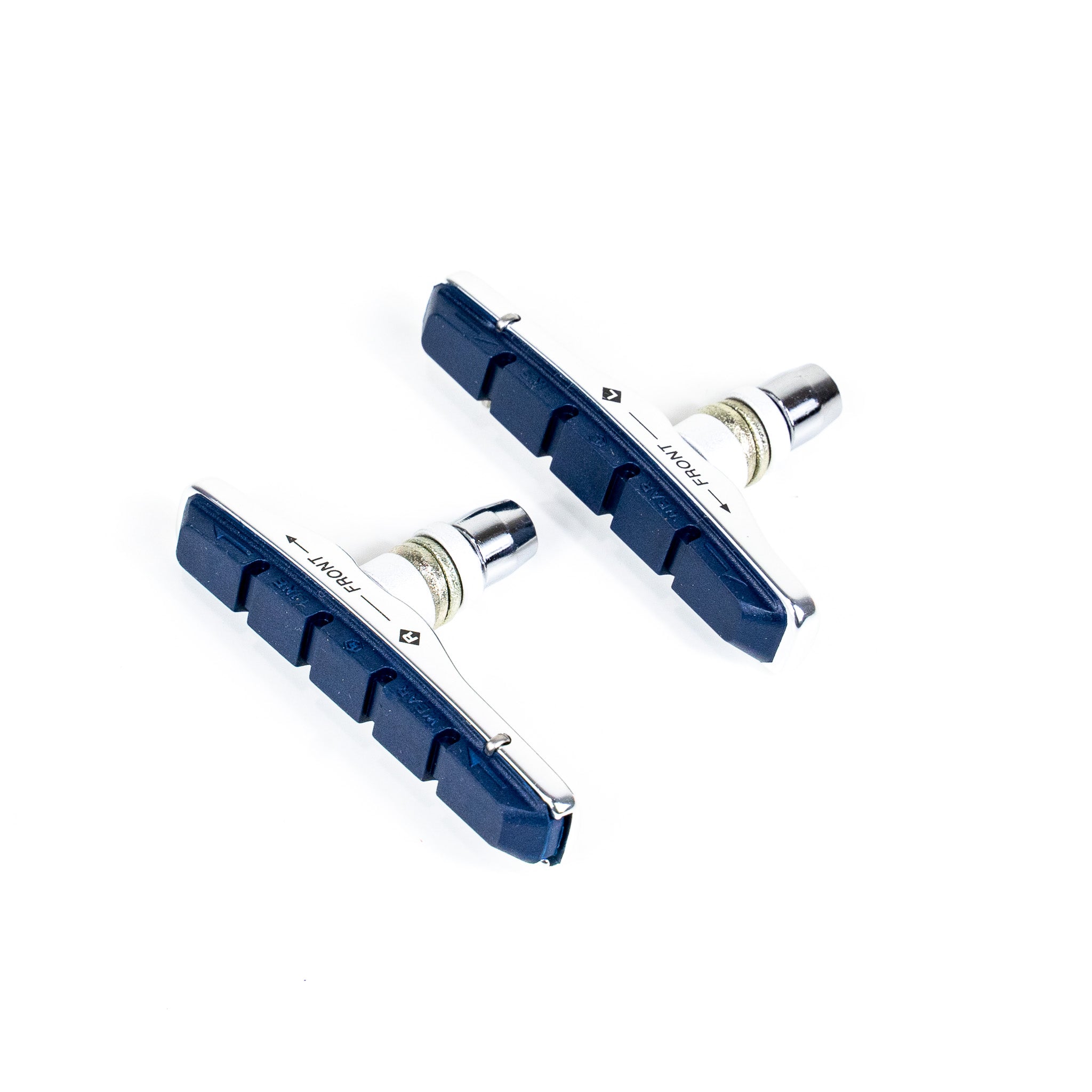 Threaded Cantilever Brake Shoes - Squeal-Free Pads