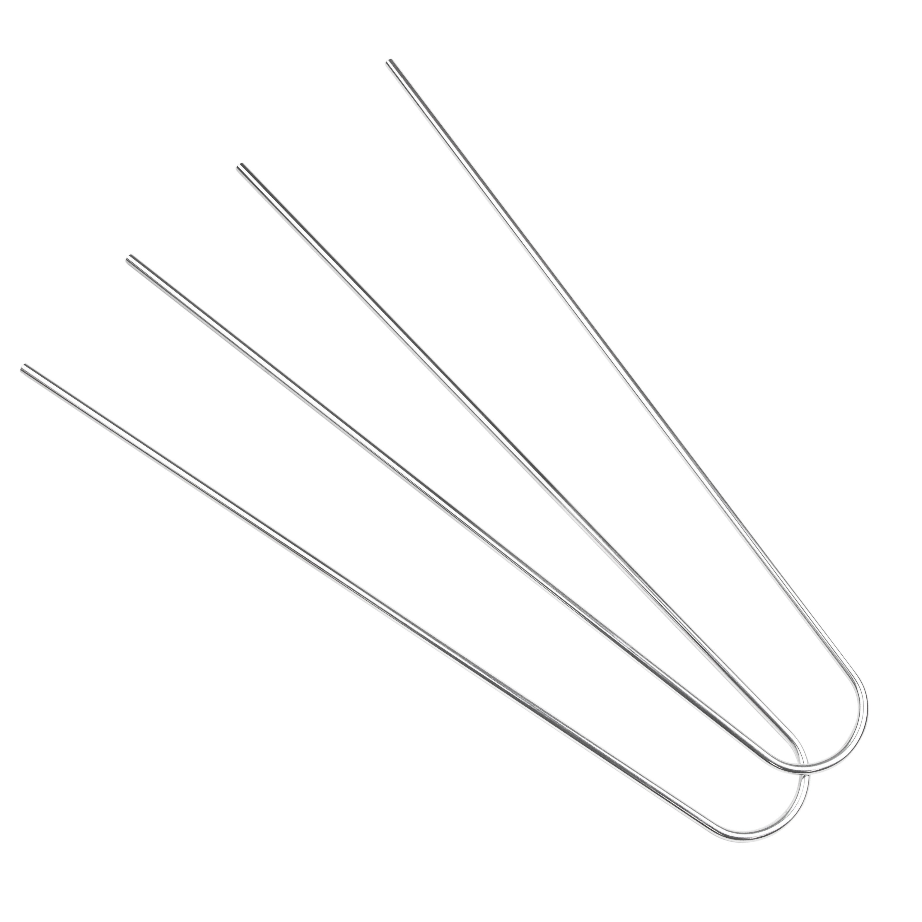 Silver Fender Stays for Bike Protection
