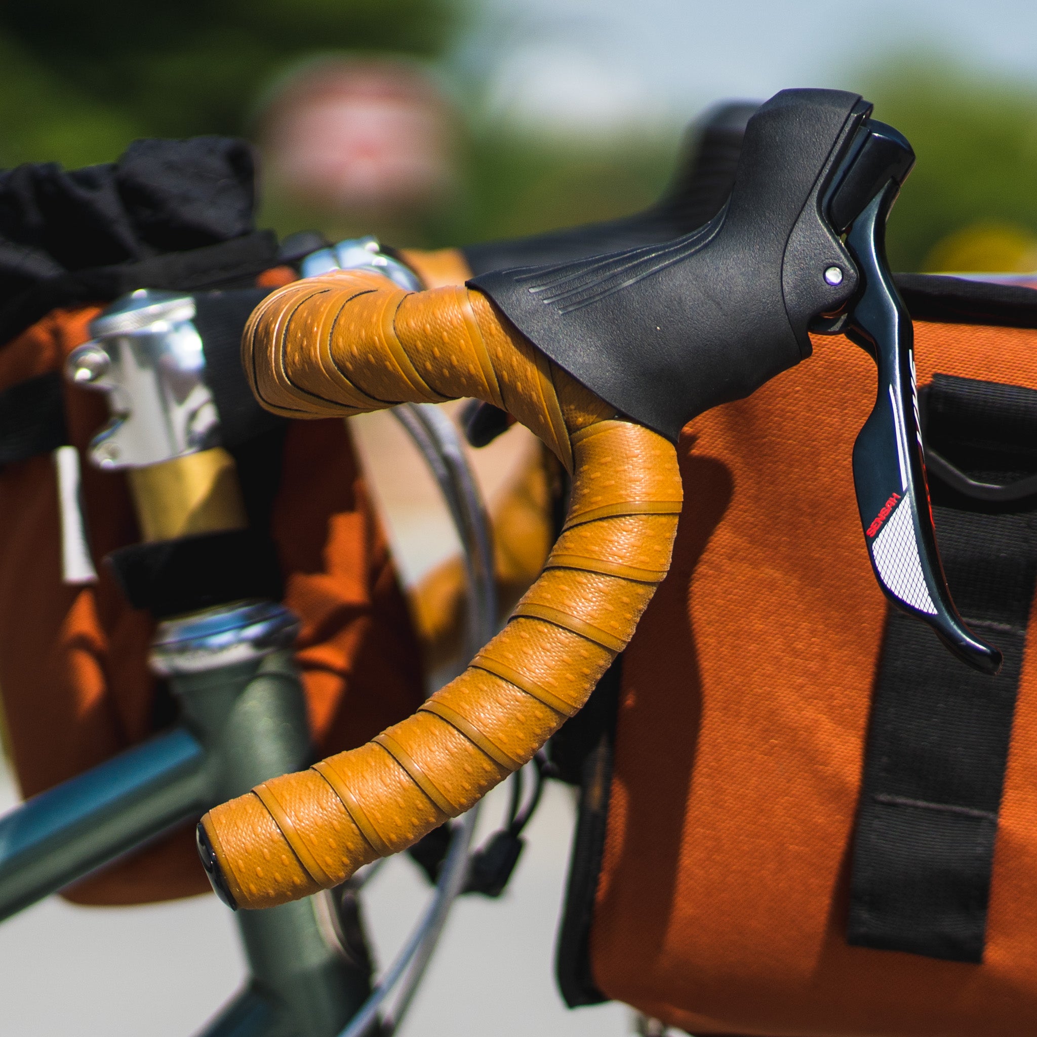 Grip-Enhanced Rubber Handlebar Tape for Bikes