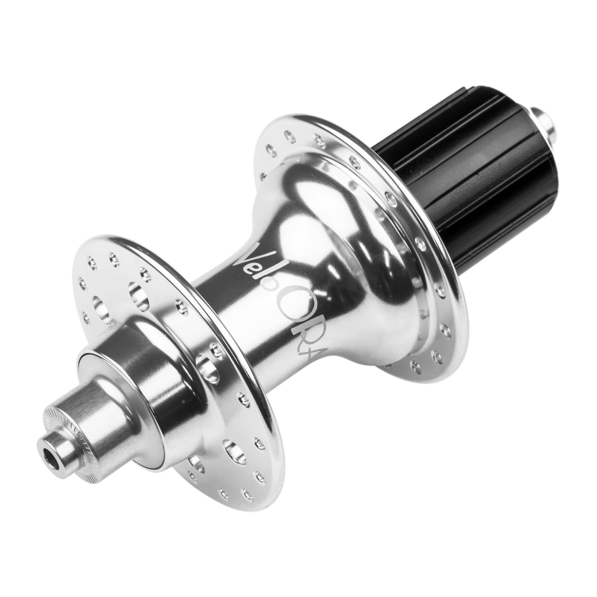 Silver & Black Rear Cassette Hub for Bikes