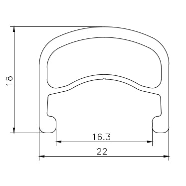 700C Enterprise Rim for Road Bikes
